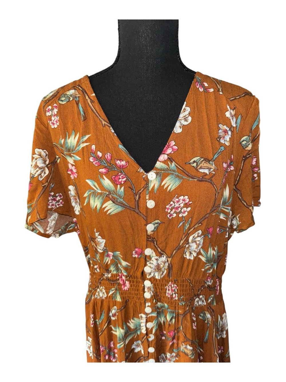 Rusty Dusty woman’s New with tags BoHo floral Maxi Dress size 3XL - Picture 6 of 9
